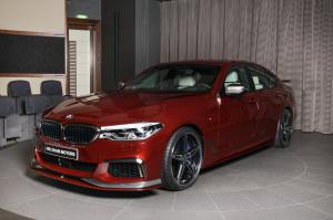 2018 BMW M550i xDrive in Aventurine Red by AC Schnitzer and Abu Dhabi Motors